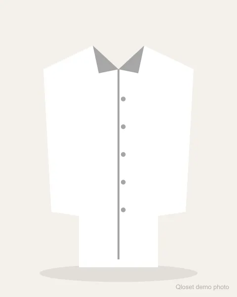 COS white poplin blouse