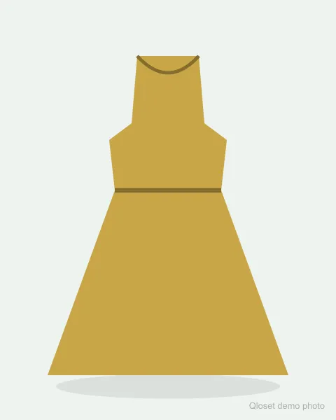 Massimo Dutti silk slip dress