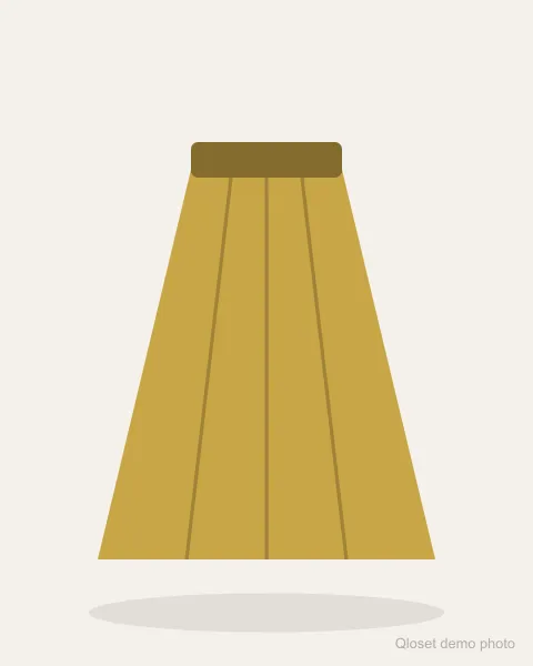 Zara satin midi skirt